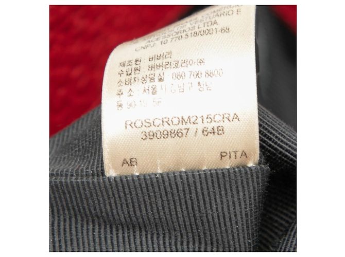 Borsa Tote Burberry in pelle rossa Rosso - vista 7