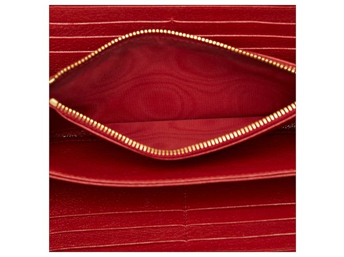 Cartera larga Miu Miu de piel Madras rosa - vista 7
