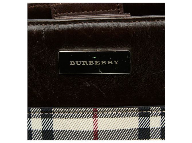 Burberry Nova Check Tote Bag Mehrfarben Beige - Ansicht 12