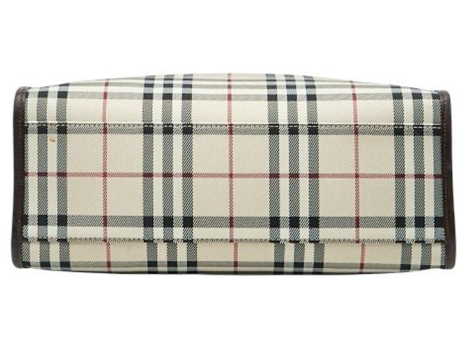 Burberry Nova Check Tote Bag Mehrfarben Beige - Ansicht 3