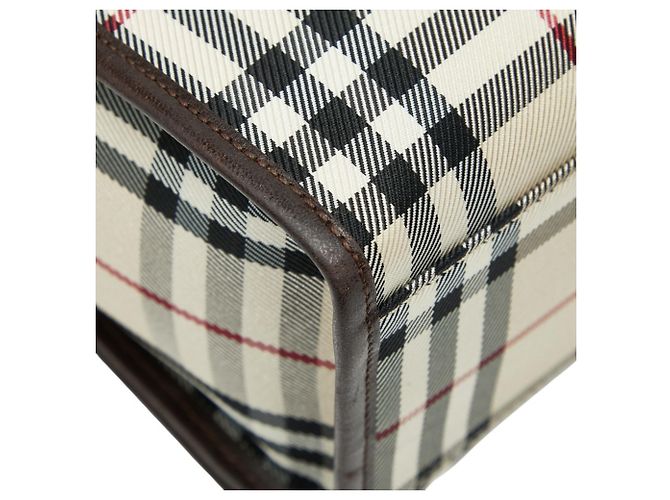 Burberry Nova Check Tote Bag Mehrfarben Beige - Ansicht 7