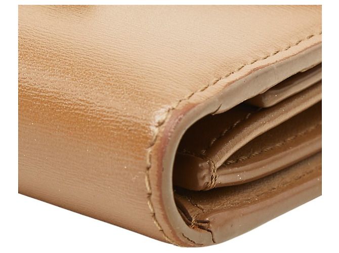 Céline Celine Triomphe Small Flap Wallet Brown - view 4