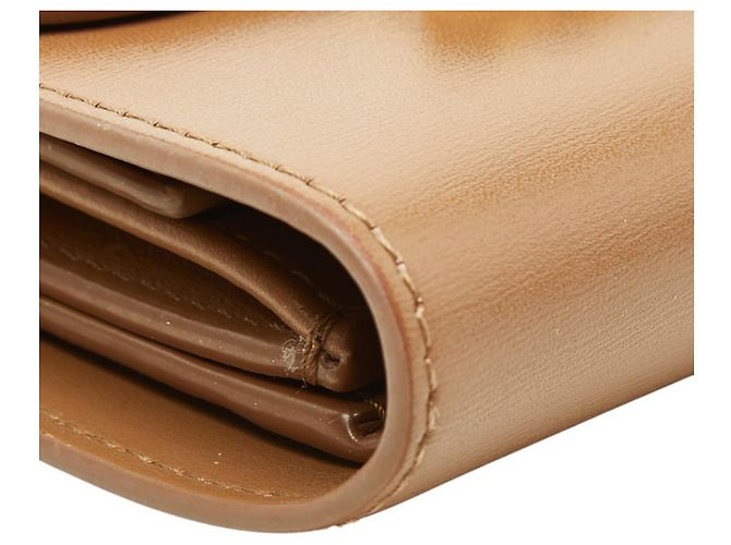 Céline Celine Triomphe Small Flap Wallet Brown - view 5