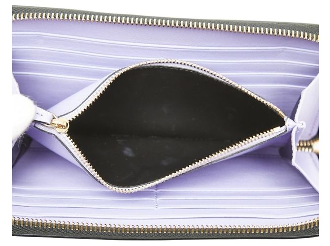 Portafoglio lungo con zip rotonda Versace Medusa Nero - vista 6