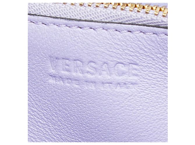Portafoglio lungo con zip rotonda Versace Medusa Nero - vista 7