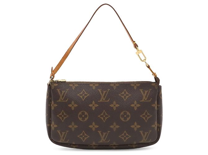 Louis Vuitton Monogram Pochette Accessoires Handtasche Braun - Ansicht 2