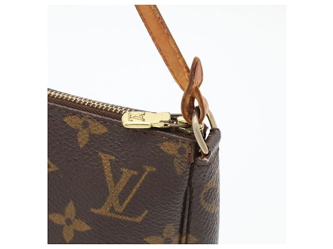 Louis Vuitton Monogram Pochette Accessoires Handtasche Braun - Ansicht 7