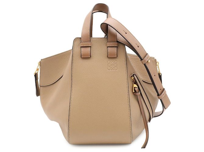 Loewe Hammock Tasche Kleine Lederhandtasche Grau - Ansicht 2