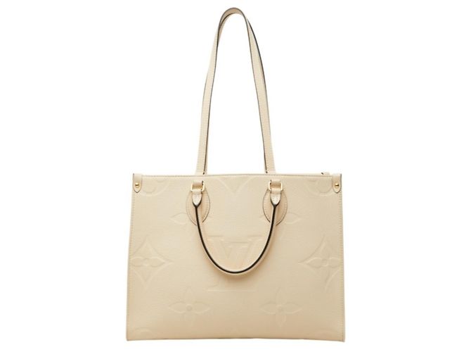 Bolsa Louis Vuitton Monogram Empreinte OnTheGo MM Cru Monograma - vista 11