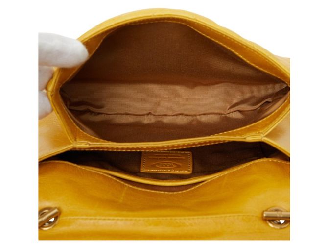 Borsa a tracolla T-Timeless matelassé con catena Tod's Giallo - vista 8
