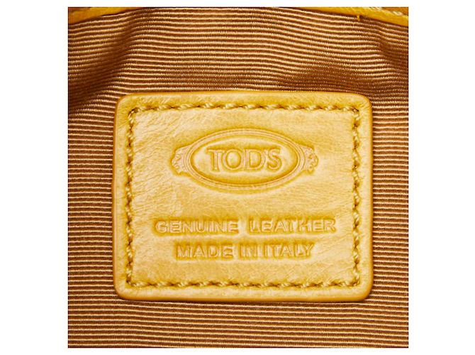 Borsa a tracolla T-Timeless matelassé con catena Tod's Giallo - vista 9