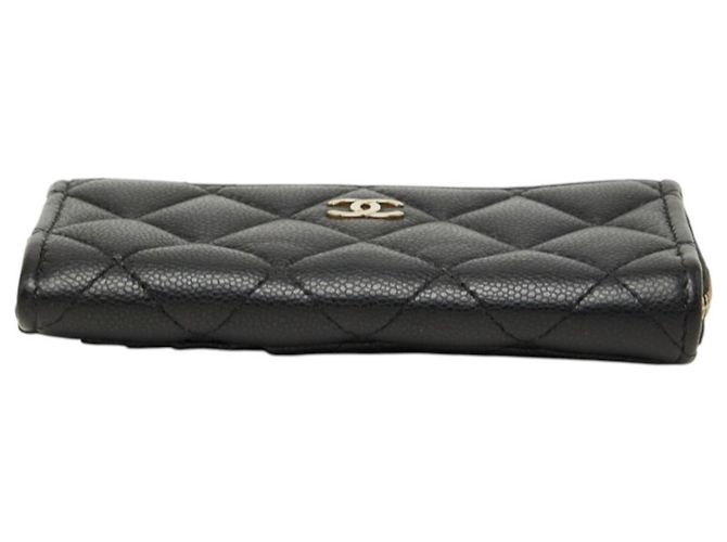 Tarjetero Chanel Coco Mark Fragment Case Negro Dorado - vista 3