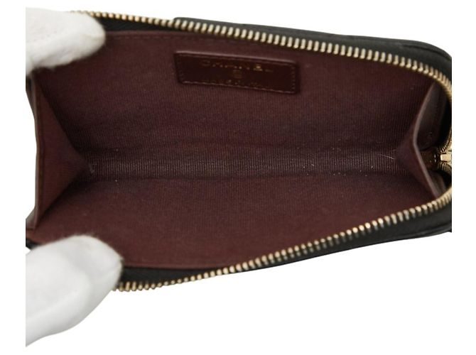 Tarjetero Chanel Coco Mark Fragment Case Negro Dorado - vista 6
