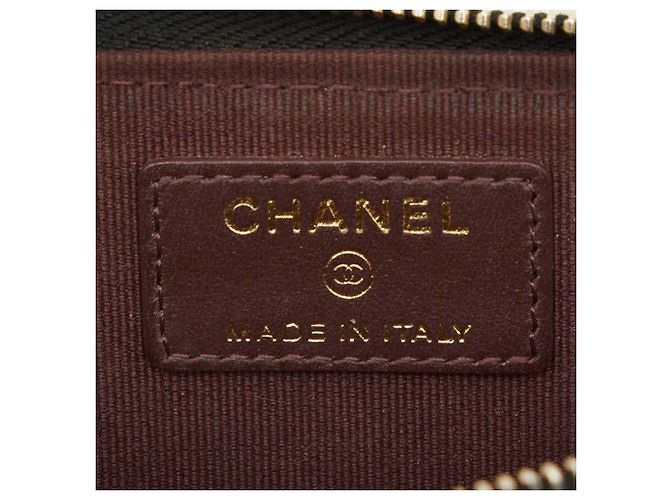 Tarjetero Chanel Coco Mark Fragment Case Negro Dorado - vista 8