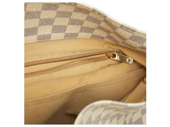 Borsa Tote Louis Vuitton Damier Azur Artsy MM Bianco - vista 10