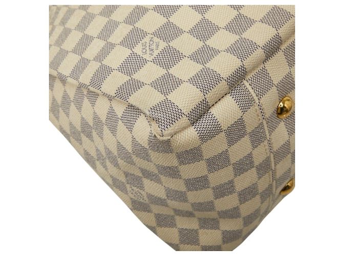 Borsa Tote Louis Vuitton Damier Azur Artsy MM Bianco - vista 7