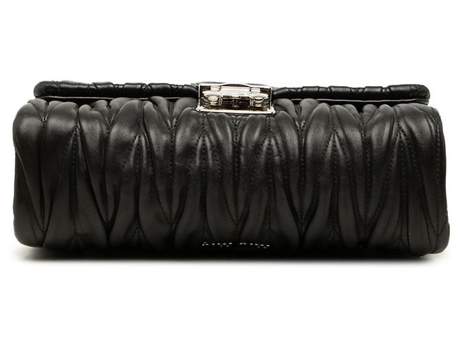 Borsa Miu Miu Matelassé 5BD002 Nero - vista 3