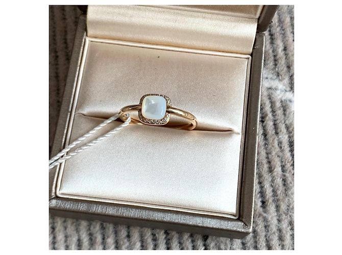 Anello Pomellato Isola in Oro 18K, Madreperla e Diamanti D'oro - vista 2