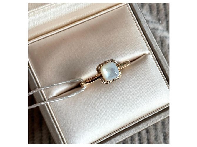 Anello Pomellato Isola in Oro 18K, Madreperla e Diamanti D'oro - vista 3