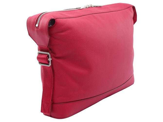 Bottega Veneta Pochette/Borsa a mano in pelle rossa Rosso - vista 2