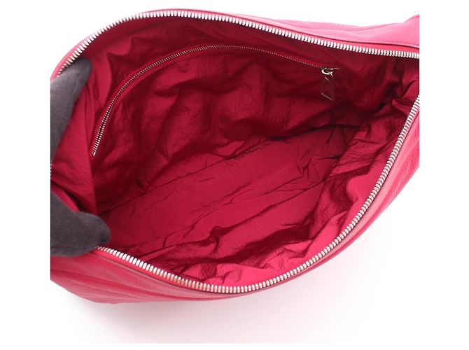Bottega Veneta Pochette/Borsa a mano in pelle rossa Rosso - vista 3