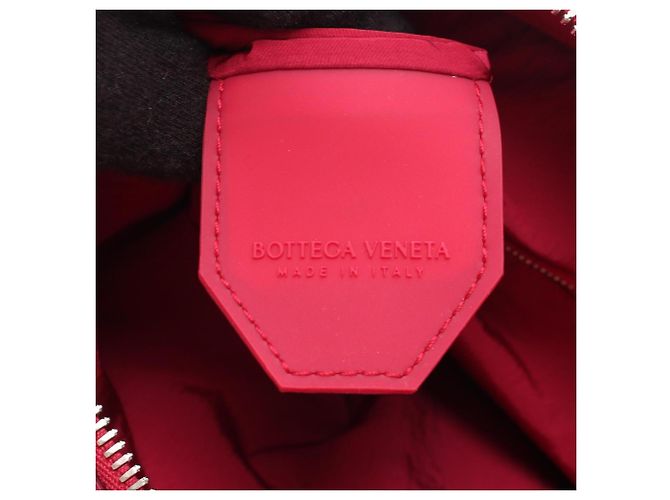 Bottega Veneta Pochette/Borsa a mano in pelle rossa Rosso - vista 4