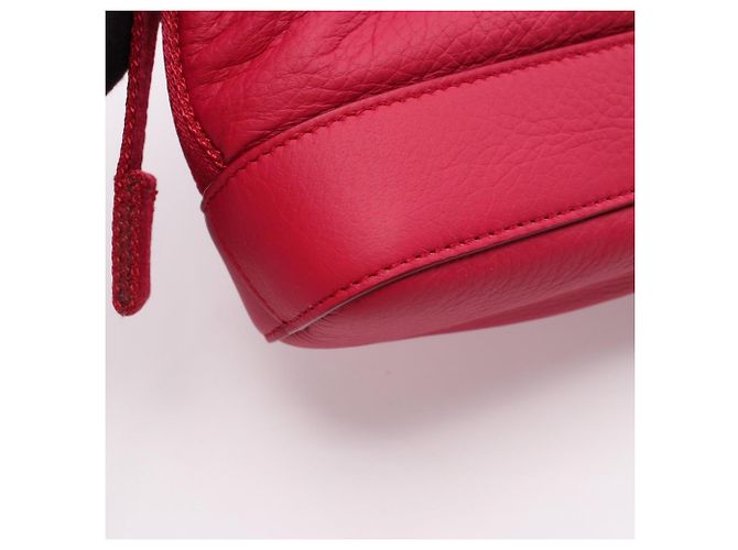 Bottega Veneta Pochette/Borsa a mano in pelle rossa Rosso - vista 6