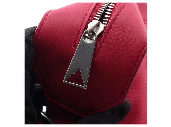 Bottega Veneta Pochette/Borsa a mano in pelle rossa Rosso - vista 8