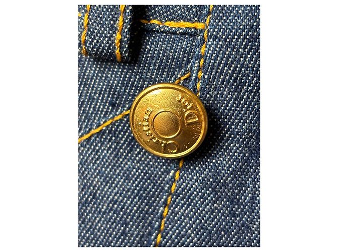 Completo in Denim Christian Dior con Giacca e Pantaloni Marrone Blu - vista 9
