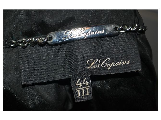Giacca corta nera Les Copains in nylon Nero - vista 5