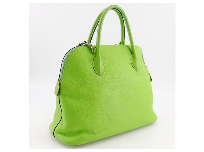 Hermès Hermes Bolide Clemence 35 Verde - vista 2