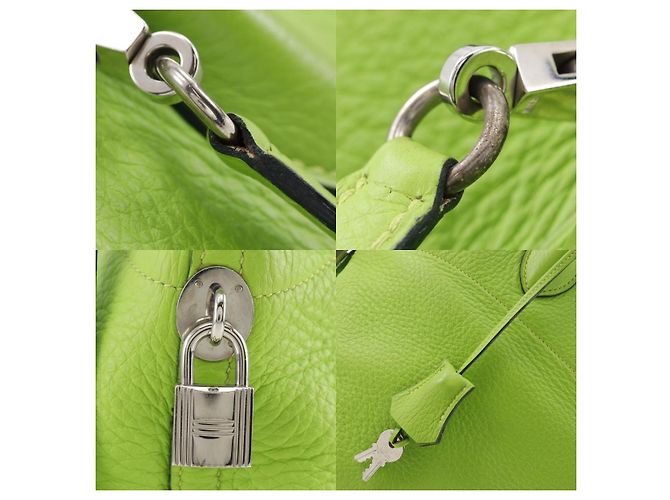 Hermès Hermes Bolide Clemence 35 Verde - vista 5