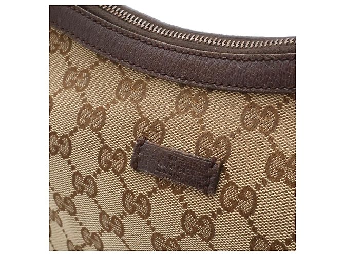 Borsa a tracolla Gucci GG Canvas Sherry Line Marrone Rosso Beige Verde Cachi Marrone scuro - vista 10