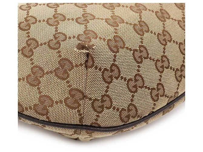 Borsa a tracolla Gucci GG Canvas Sherry Line Marrone Rosso Beige Verde Cachi Marrone scuro - vista 4