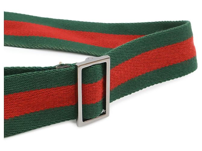 Borsa a tracolla Gucci GG Canvas Sherry Line Marrone Rosso Beige Verde Cachi Marrone scuro - vista 5