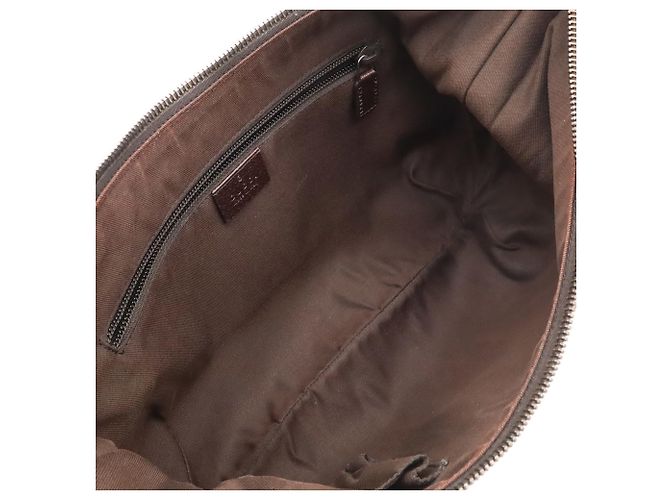 Borsa a tracolla Gucci GG Canvas Sherry Line Marrone Rosso Beige Verde Cachi Marrone scuro - vista 6