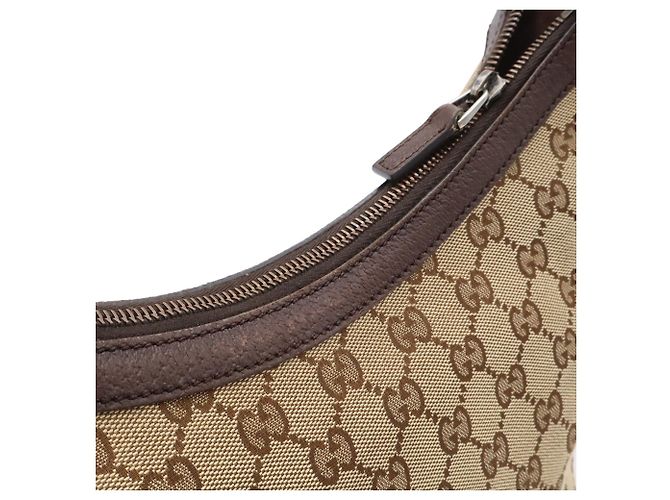 Borsa a tracolla Gucci GG Canvas Sherry Line Marrone Rosso Beige Verde Cachi Marrone scuro - vista 9