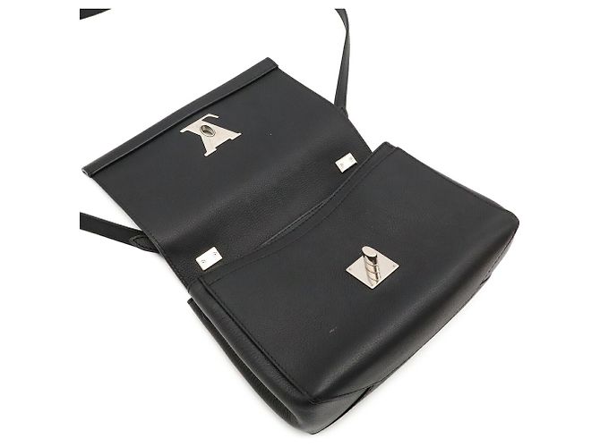 Louis Vuitton Lockme II BB Schultertasche Schwarz - Ansicht 9