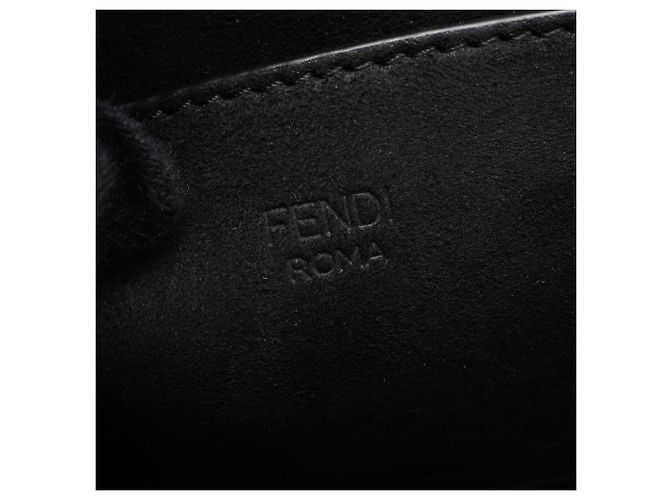 Fendi Camon mittlere Schultertasche Schwarz - Ansicht 4