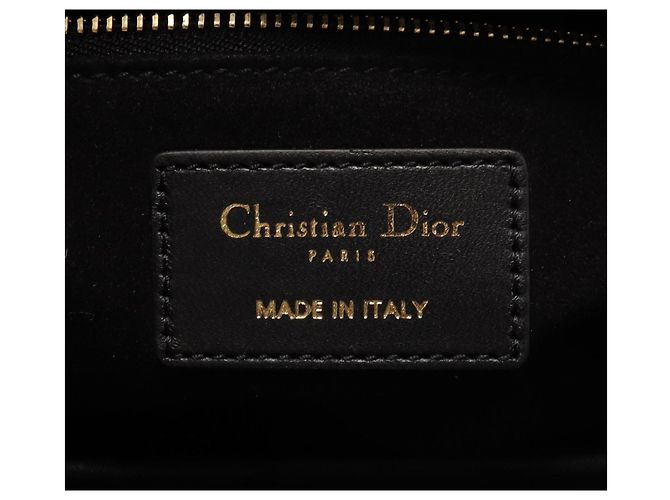 Borsa a mano 2-Way Lady Dior Medium Cannage Christian Dior Nero - vista 4
