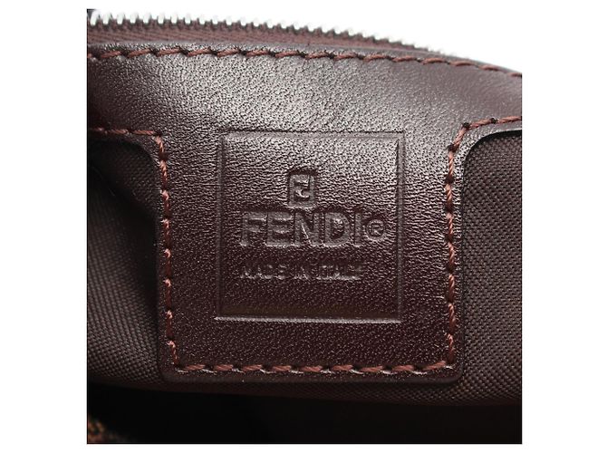 Borsa a mano e borsa a tracolla Fendi Zucca Marrone Nero - vista 4