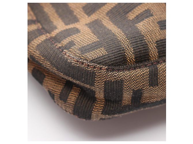 Borsa a mano e borsa a tracolla Fendi Zucca Marrone Nero - vista 5