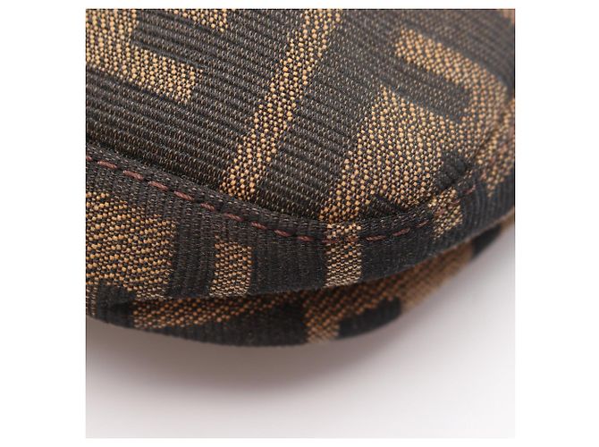 Borsa a mano e borsa a tracolla Fendi Zucca Marrone Nero - vista 6
