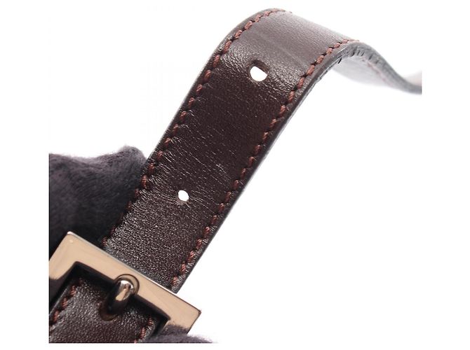 Borsa a mano e borsa a tracolla Fendi Zucca Marrone Nero - vista 7