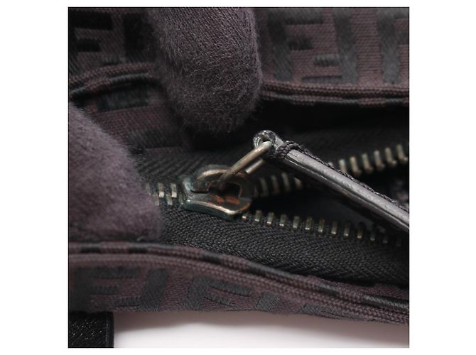 Fendi Zucchino Tote Bag Schwarz - Ansicht 8