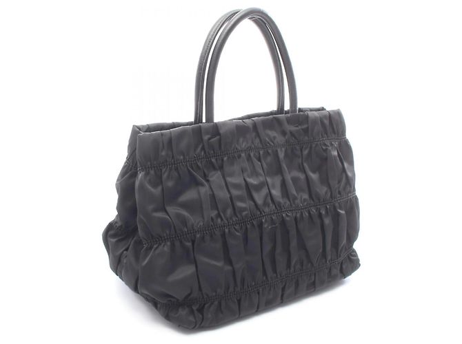 Bolsa Prada TESSUTO GAUFRE Preto - vista 2
