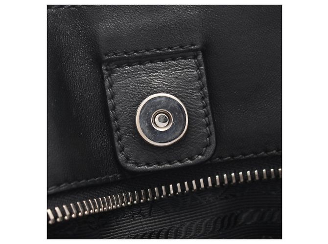 Bolsa Prada TESSUTO GAUFRE Preto - vista 6