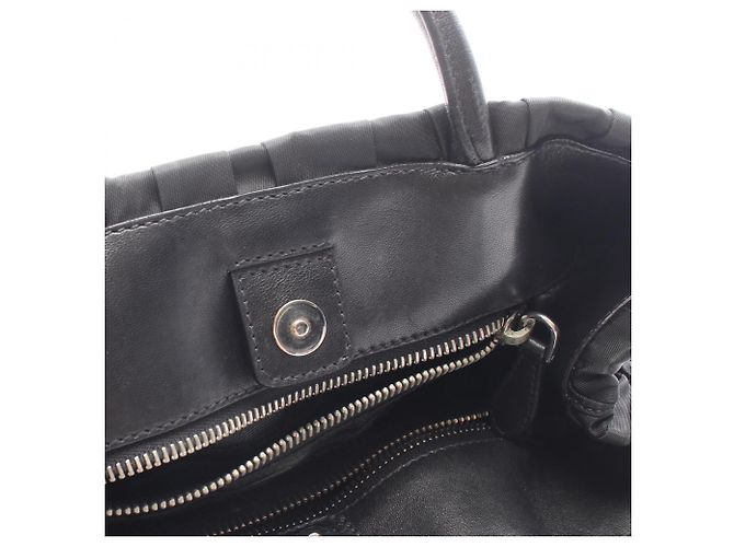 Bolsa Prada TESSUTO GAUFRE Preto - vista 8
