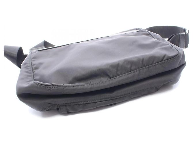 Prada VELA Shoulder Bag Black - view 6