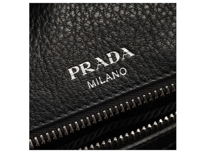 Bolsa de mão 2 vias Prada PRADA Logo Preto - vista 4